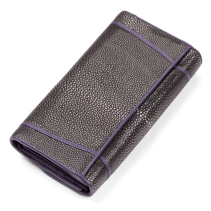 Женский кошелек из кожи ската STINGRAY LEATHER – Фото 2