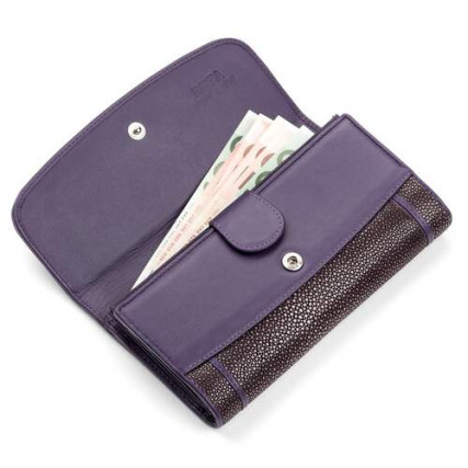 Женский кошелек из кожи ската STINGRAY LEATHER – Фото 3
