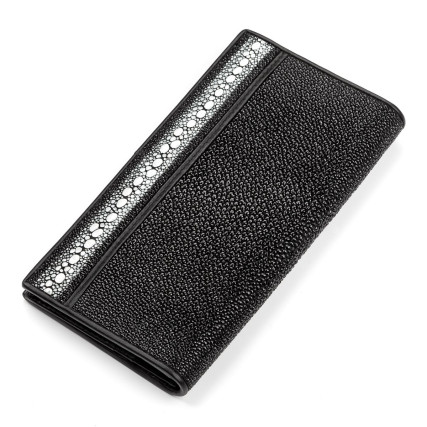 Мужской кошелек из кожи ската STINGRAY LEATHER – Фото 2