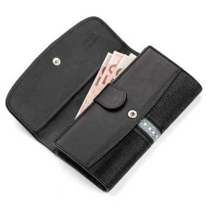 Женский кошелек из кожи ската STINGRAY LEATHER – Фото 3