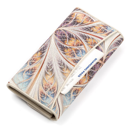 Женский кошелек из кожи ската STINGRAY LEATHER – Фото 6