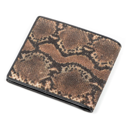 Мужской кошелек из кожи ската STINGRAY LEATHER – Фото 2