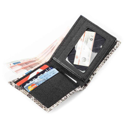 Мужской кошелек из кожи питона SNAKE LEATHER – Фото 4