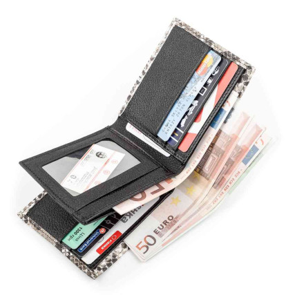 Мужской кошелек из кожи питона SNAKE LEATHER – Фото 5