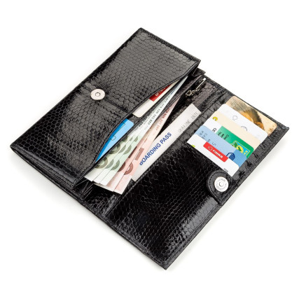 Женский кошелек SEA SNAKE LEATHER из кожи морской змеи – Фото 4