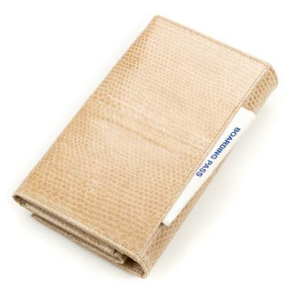 Женский кошелек SEA SNAKE LEATHER из кожи морской змеи – Фото 6