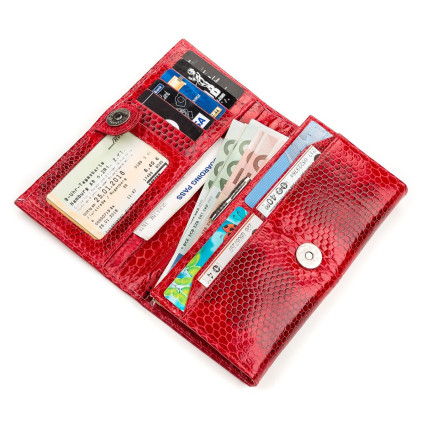 Женский кошелек SEA SNAKE LEATHER из кожи морской змеи – Фото 3