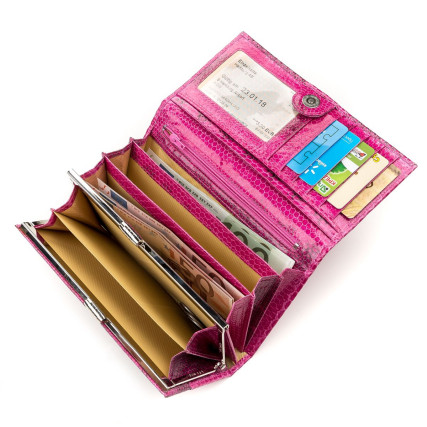 Женский кошелек SEA SNAKE LEATHER из кожи морской змеи – Фото 5