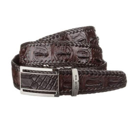 Мужской ремень CROCODILE LEATHER из кожи крокодила