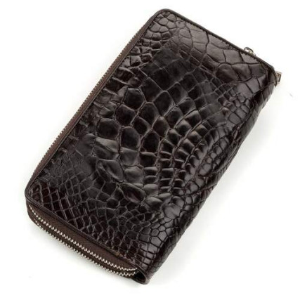 Мужской клатч из кожи крокодила CROCODILE LEATHER – Фото 2