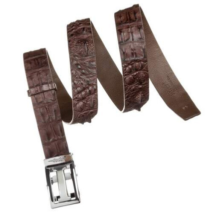 Мужской ремень CROCODILE LEATHER из кожи крокодила – Фото 2