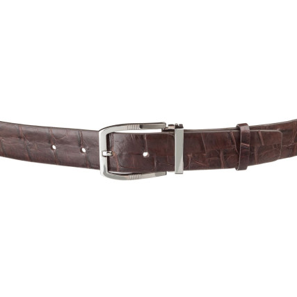 Мужской ремень CROCODILE LEATHER из кожи крокодила – Фото 2