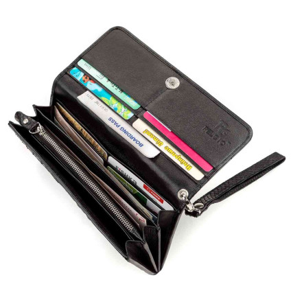 Женский кошелек SNAKE LEATHER из кожи питона – Фото 4