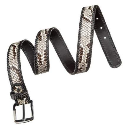 Ремень SNAKE LEATHER из кожи питона – Фото 3