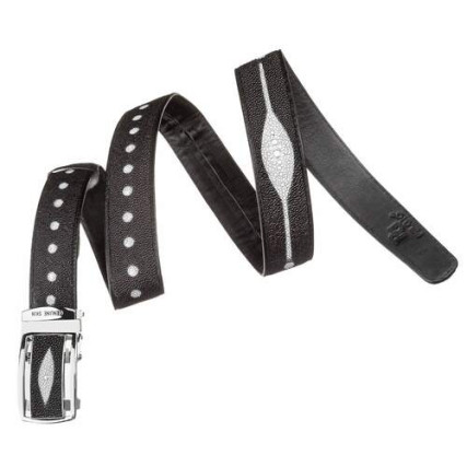 Мужской ремень STINGRAY LEATHER из кожи ската – Фото 2
