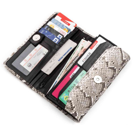 Женский кошелек SNAKE LEATHER из кожи питона – Фото 3