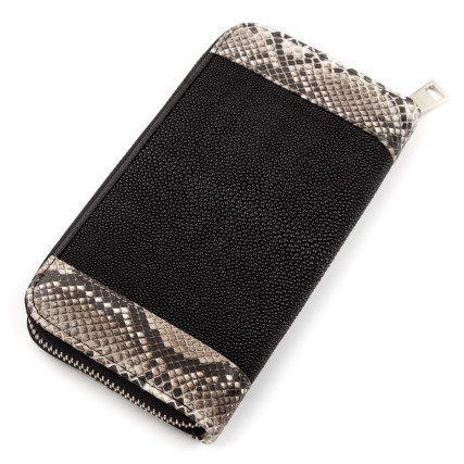 Женский кошелек из кожи ската STINGRAY LEATHER – Фото 2