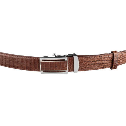 Мужской ремень CROCODILE LEATHER из кожи крокодила – Фото 2