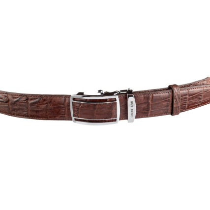 Мужской ремень CROCODILE LEATHER из кожи крокодила – Фото 2