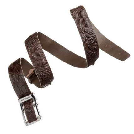 Мужской ремень CROCODILE LEATHER из кожи крокодила – Фото 2