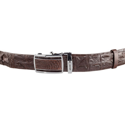 Мужской ремень CROCODILE LEATHER из кожи крокодила – Фото 3