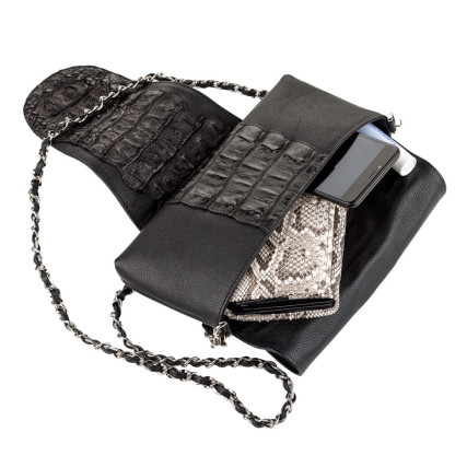 Женская сумка CROCODILE LEATHER из кожи крокодила – Фото 2