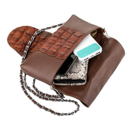 Женская сумка CROCODILE LEATHER из кожи крокодила – Фото 3
