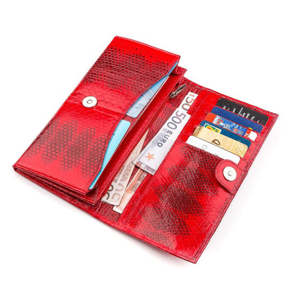 Женский кошелек SEA SNAKE LEATHER из кожи морской змеи – Фото 4