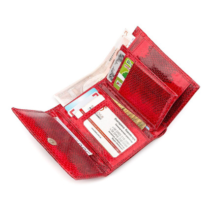 Женский кошелек SEA SNAKE LEATHER из кожи морской змеи – Фото 3