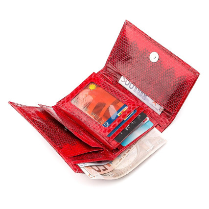 Женский кошелек SEA SNAKE LEATHER из кожи морской змеи – Фото 4