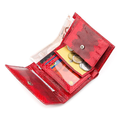 Женский кошелек SEA SNAKE LEATHER из кожи морской змеи – Фото 5