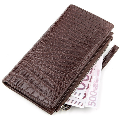 Мужской клатч из кожи крокодила CROCODILE LEATHER