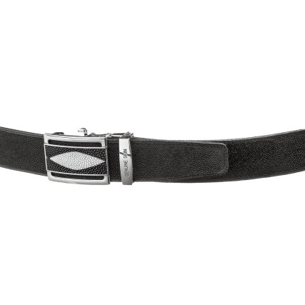 Мужской ремень STINGRAY LEATHER из кожи ската – Фото 2