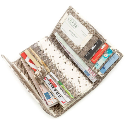 Женский кошелек SEA SNAKE LEATHER из кожи морской змеи – Фото 3