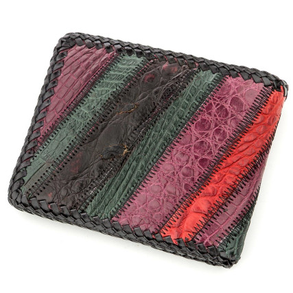 Мужской кошелек из кожи крокодила CROCODILE LEATHER – Фото 2