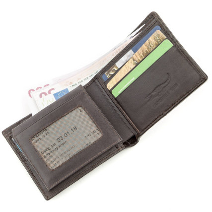 Мужской кошелек из кожи крокодила CROCODILE LEATHER – Фото 3