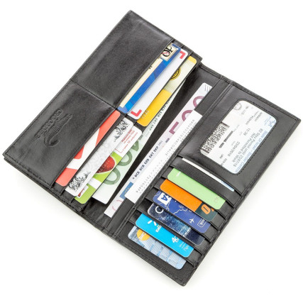 Мужской кошелек из кожи крокодила CROCODILE LEATHER – Фото 4