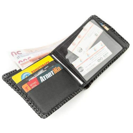 Мужской кошелек из кожи крокодила CROCODILE LEATHER – Фото 3