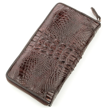 Мужской кошелек из кожи крокодила CROCODILE LEATHER – Фото 2