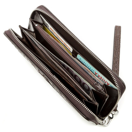 Мужской клатч из кожи крокодила CROCODILE LEATHER – Фото 4