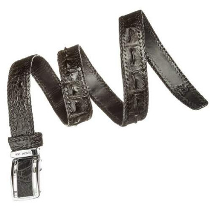 Мужской ремень CROCODILE LEATHER из кожи крокодила – Фото 2