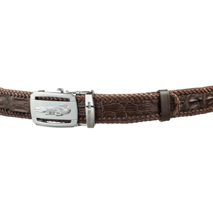 Мужской ремень CROCODILE LEATHER из кожи крокодила – Фото 2