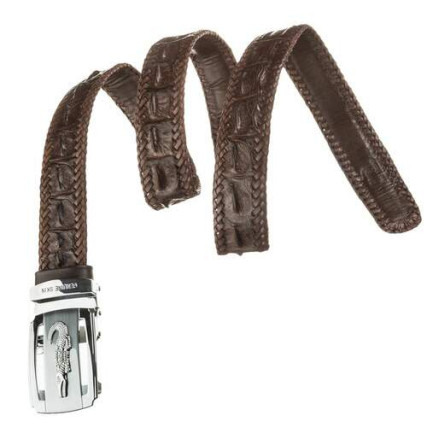 Мужской ремень CROCODILE LEATHER из кожи крокодила – Фото 3