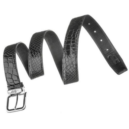 Мужской ремень CROCODILE LEATHER из кожи крокодила – Фото 3