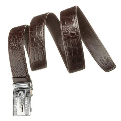 Мужской ремень CROCODILE LEATHER из кожи крокодила – Фото 2