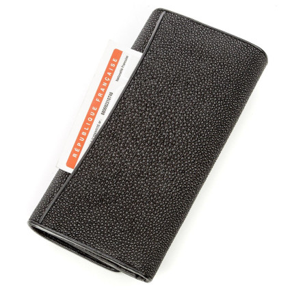 Женский кошелек из кожи ската STINGRAY LEATHER – Фото 6