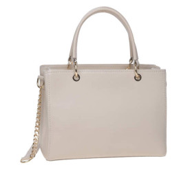 Кожаная женская сумка Ricco Grande бежевая 1L797-beige