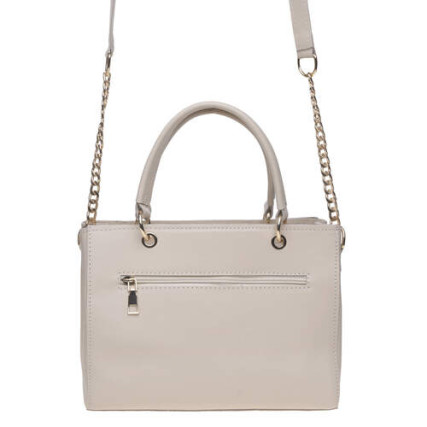 Кожаная женская сумка Ricco Grande бежевая 1L797-beige – Фото 3