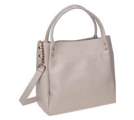 Кожаная женская сумка Ricco Grande бежевая 1l908-beige