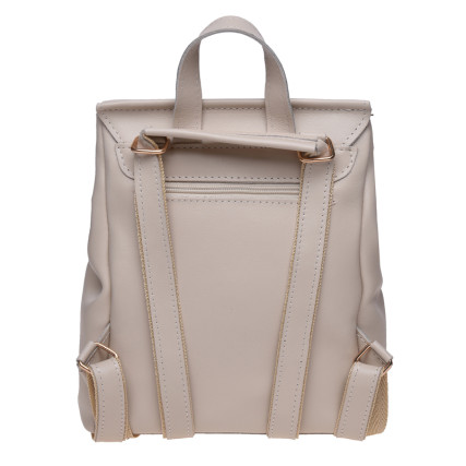 Женский кожаный рюкзак Ricco Grande бежевый 1l915-beige – Фото 3